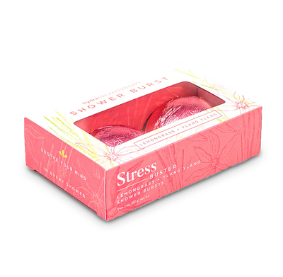 hydraAROMATHERAPY Shower Burst Duo, Stress Buster