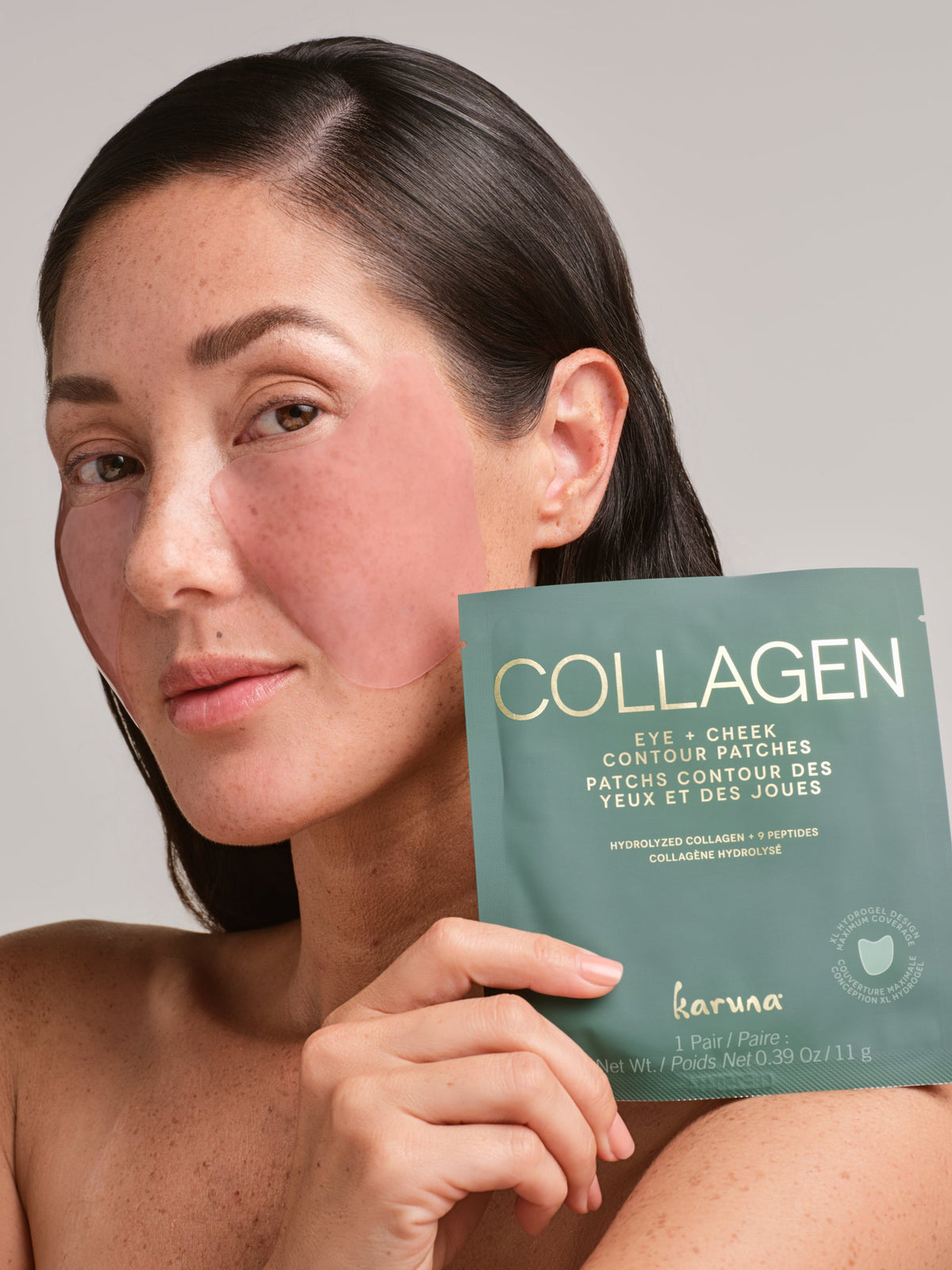 Karuna Collagen Hydrogel Eye + Cheek Contour Patches