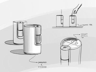 Bloomy Lotus Bamboo Nebulizer, White