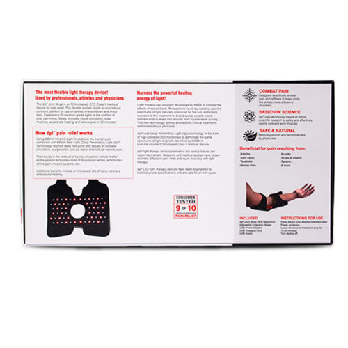 Joint Wrap LED Light Therapy, Pain Relief by dpl Light Therapy